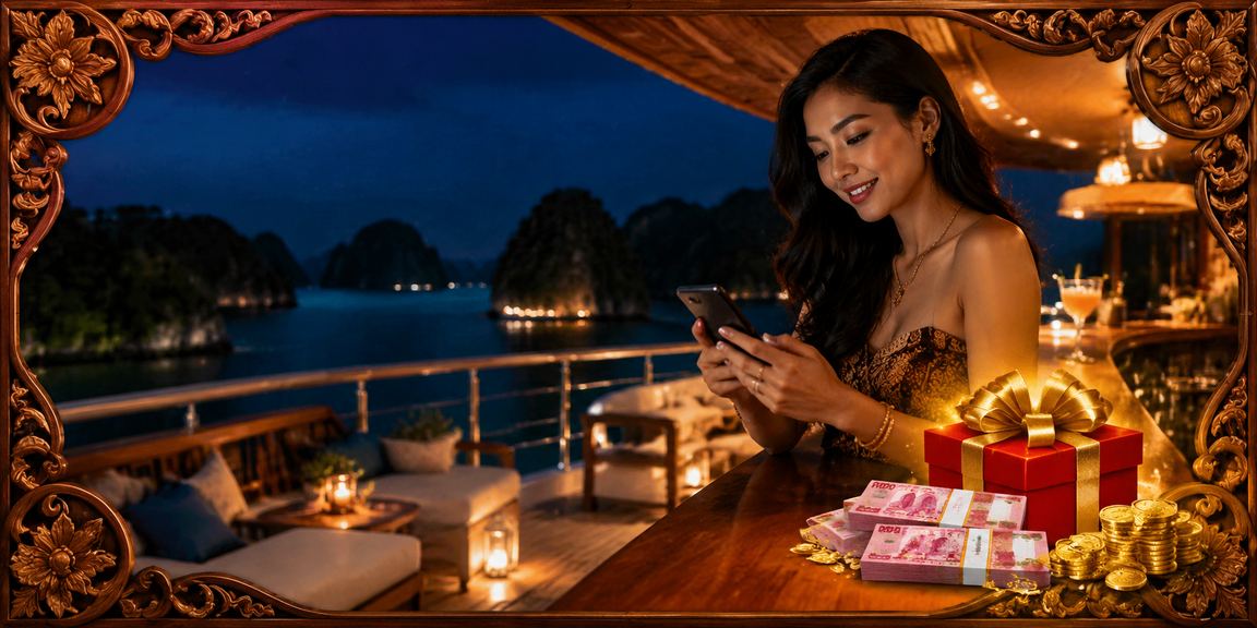 Pengguna bermain kasino online sohotogel lewat ponsel di tepi pantai Indonesia