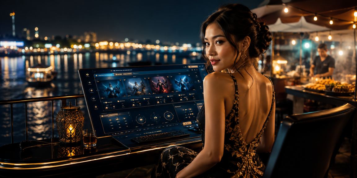 Penggemar esports menikmati taruhan online di tepi pantai Vietnam yang cerah