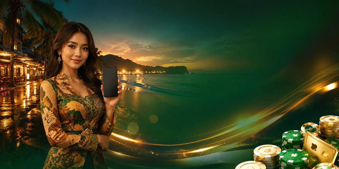 Dua orang bermain kartu di pantai Vietnam sambil menikmati suasana pantai yang cerah