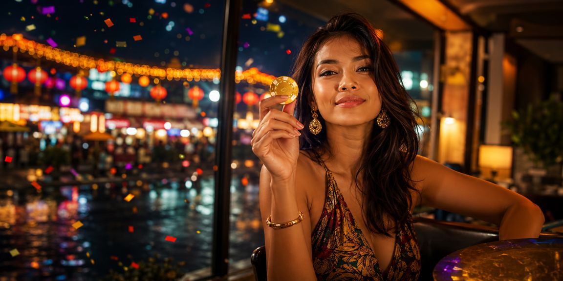 Pengguna memainkan slot online sohotogel sambil menikmati kopi di kafe Indonesia